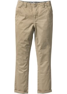 Брюки-чиносы Skinny fit, очень широкий (светлый хаки) Bonprix