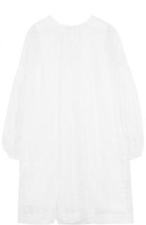 Хлопковое мини-платье свободного кроя CALVIN KLEIN 205W39NYC