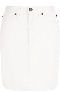 Однотонная джинсовая мини-юбка CALVIN KLEIN 205W39NYC