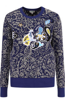 Хлопковый свитшот с круглым вырезом Kenzo