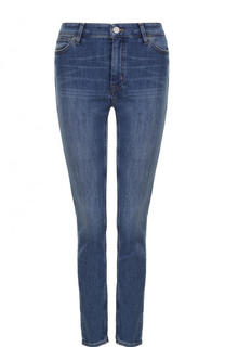 Укороченные джинсы с потертостями MiH Jeans