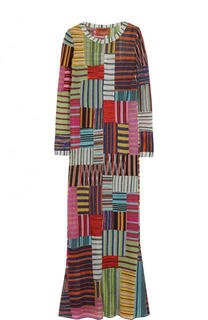 Приталенное вязаное платье-макси Missoni