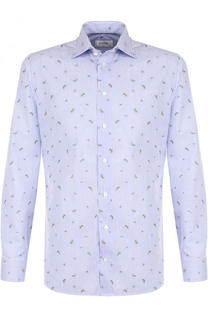 Хлопковая сорочка с вышивкой Eton