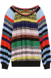 Пуловер фактурной вязки с круглым вырезом Missoni