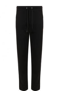 Хлопковые брюки прямого кроя с поясом на кулиске Dirk Bikkembergs