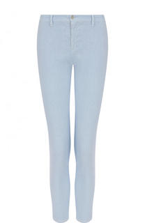 Укороченные льняные брюки с карманами 120% Lino