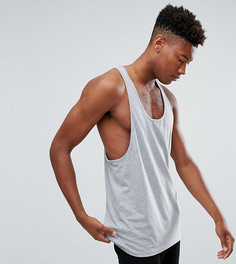 Свободная серая майка-борцовка ASOS TALL - Серый