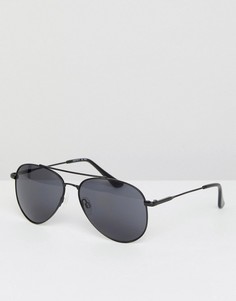 Черные солнцезащитные очки-авиаторы Esprit - Черный
