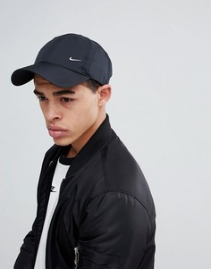 Черная кепка с металлическим логотипом в виде галочки Nike 943092-010 - Черный