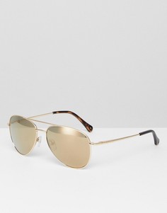 Солнцезащитные очки-авиаторы Ted Baker TB1457 404 Nova - Золотой