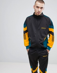 Черная спортивная куртка в винтажном стиле adidas Originals CE4829 - Серый