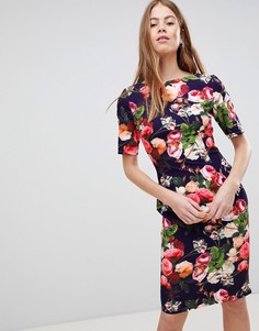 Платье-футляр с цветочным принтом Paperdolls - Мульти