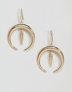 Серьги-кольца Steve Madden - Золотой