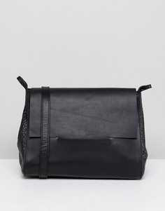 Кожаная сумка через плечо Urbancode - Черный