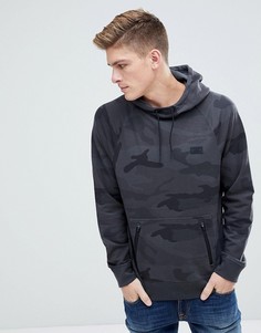 Худи с камуфляжным принтом Abercrombie & Fitch Black Label - Черный