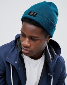 Темно-синяя шапка-бини Jack & Jones - Темно-синий