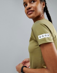 Обтягивающая спортивная футболка ASOS 4505 - Зеленый