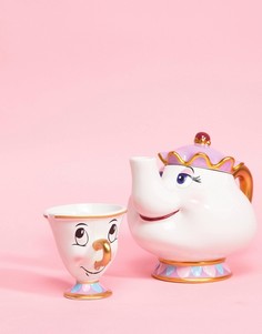 Заварочный чайник Мадам Поттс и кружка Чип Disney - Мульти
