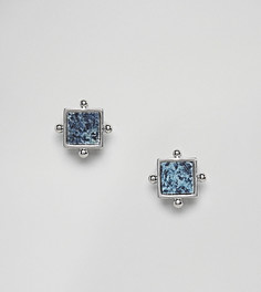 Серьги-гвоздики с камнями ASOS - Серебряный