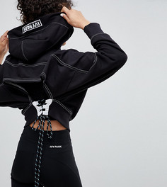 Худи укороченного кроя со шнуровкой на спине Ivy Park - Черный