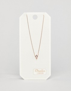Ожерелье с кристаллом Orelia - Золотой