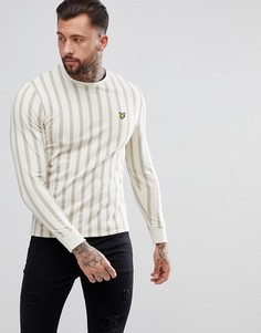 Кремовый свитшот в полоску Lyle & Scott Deckchair - Бежевый
