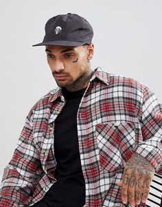 Кепка с черепом и розами Stussy - Черный