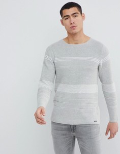 Джемпер в полоску Only & Sons - Серый