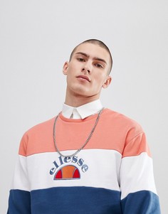 Синий свитшот колор блок ellesse - Синий