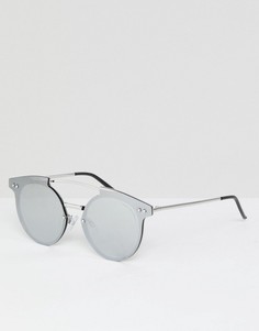 Зеркальные солнцезащитные очки Cheap Monday - Серебряный