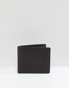 Темно-коричневый кожаный кошелек двойного сложения с отделением для мелочи Timberland - Коричневый