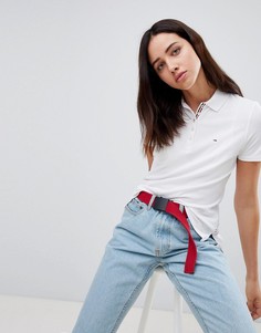 Классическая футболка-поло Tommy Jeans - Белый