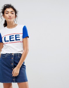 Футболка с логотипом Lee Sports - Белый