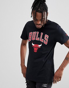 Черная футболка с логотипом Chicago Bulls New Era NBA - Черный