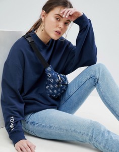 Oversize-свитшот Tommy Jeans - Темно-синий