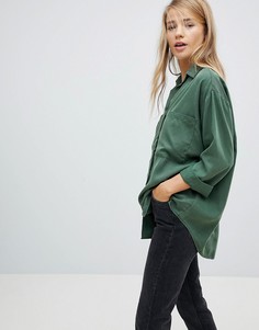Рубашка с карманом Pimkie - Зеленый
