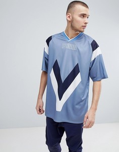 Синяя футболка Puma Heritage 57499875 - Синий
