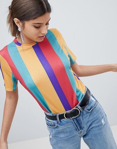 Футболка в полоску PrettyLittleThing - Мульти