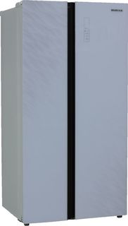 Холодильник SHIVAKI SBS-550DNFWGL, двухкамерный, белый