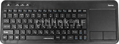 Клавиатура HAMA R1173091, USB, Радиоканал, черный