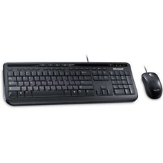Комплект (клавиатура+мышь) MICROSOFT 600 for Business, USB, проводной, черный [3j2-00015]