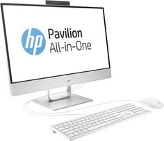 Моноблок HP Pavilion 24-x003ur, Intel Core i3 7100T, 4Гб, 1000Гб, Intel HD Graphics 630, Windows 10, белый [2mj54ea]