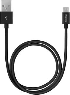 Кабель DEPPA microUSB - USB 2.0, 3м, черный [72229]