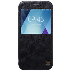 Чехол (флип-кейс) Nillkin Qin, для Samsung Galaxy A5 (2017), черный Noname