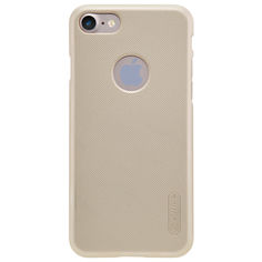 Чехол (клип-кейс) Nillkin Super Frosted Shield, для Apple iPhone 7, золотистый Noname