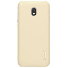 Чехол (клип-кейс) Nillkin Super Frosted Shield, для Samsung Galaxy J3 (2017), золотистый Noname