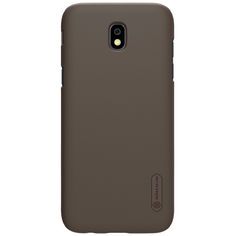 Чехол (клип-кейс) Nillkin Super Frosted Shield, для Samsung Galaxy J7 (2017), коричневый Noname