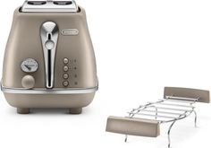 Тостер DELONGHI CTOE2103.BG, бежевый Delonghi