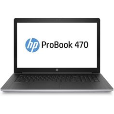 Ноутбук HP ProBook 470 G5, 17.3&quot;, Intel Core i5 8250U 1.6ГГц, 4Гб, 500Гб, nVidia GeForce 930MX - 2048 Мб, Windows 10 Professional, 2RR74EA, серебристый