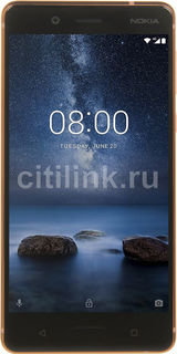 Смартфон NOKIA 8 Dual sim, медный